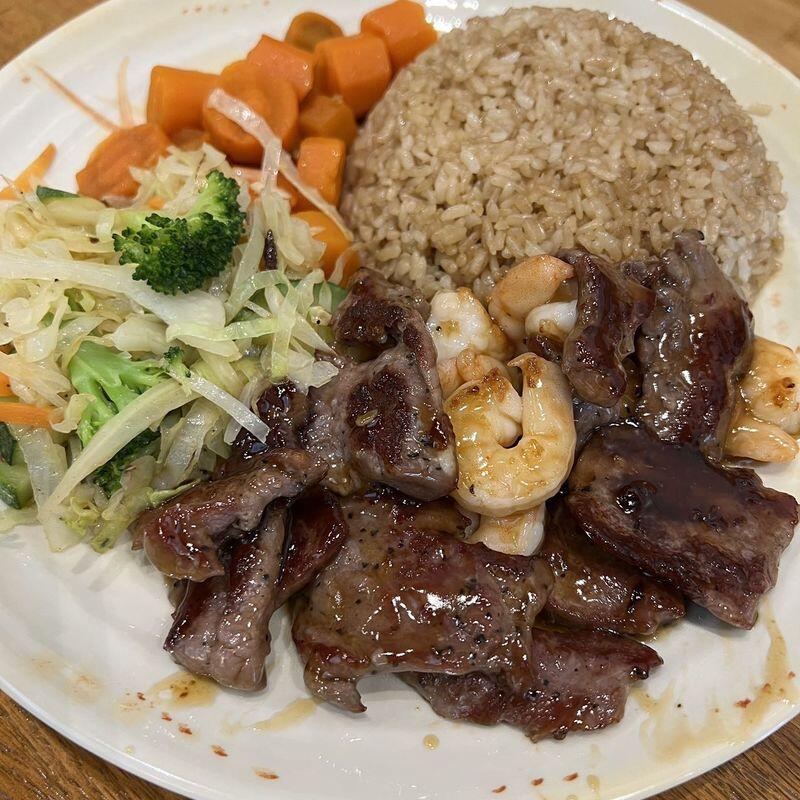 Beef And Shrimp Hibachii